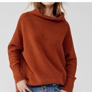 Free People Ottoman Slouchy Fit Tunic in Rust Size M